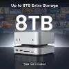 UGREEN 65487 USB-C 11-in-1 Docking Station for Mac Mini M4/M4 Pro with M.2 SSD Enclosure, Space Grey