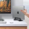 UGREEN Alumīnija vertikālais statīvs MacBook, klēpjdatoram, planšetdatoram (20471 LP258) tumši pelēks