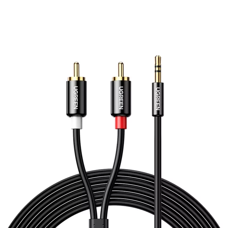 UGREEN AV116 3,5 mm uz RCA kabelis, 2 m