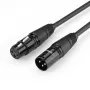 UGREEN AV130 XLR sievišķais uz XLR vīrišķais mikrofona kabelis - 3m (melns)