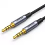 UGREEN AV183 20785 3.5mm Mini Jack uz 3.5mm Mini Jack Audio Kabelis 3m - Pelēks
