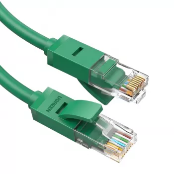 UGREEN Cat6 Ethernet kabelis 1m zaļš – 1Gbps, 250MHz, RJ45