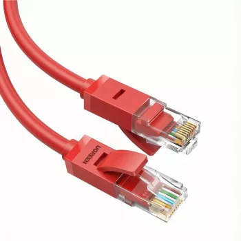 UGREEN Cat6 UTP Ethernet kabelis 2m sarkans – 10Gbps ātrgaitas RJ45 tīkla savienojuma kabelis
