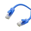 UGREEN Cat6 UTP plakanais Ethernet kabelis 1m zils - 10Gbps 250MHz RJ45 tīkla savienojuma vads