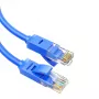 UGREEN Cat6 UTP plakanais Ethernet kabelis 1m zils - 10Gbps 250MHz RJ45 tīkla savienojuma vads