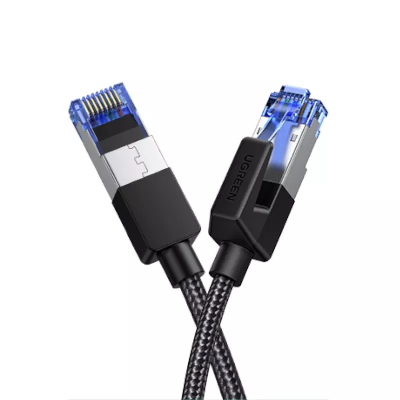 UGREEN Cat8 neilona pītā Ethernet kabelis - 40Gbps ar modulāriem spraudņiem - 3m