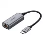 UGREEN CM199-50737 Type-C uz Gigabitu Ethernet adapteris - Sudraba