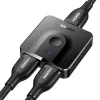 UGREEN CM217-50966 2-in-1 divvirzienu 4K HDMI pārslēdzējs - Melns