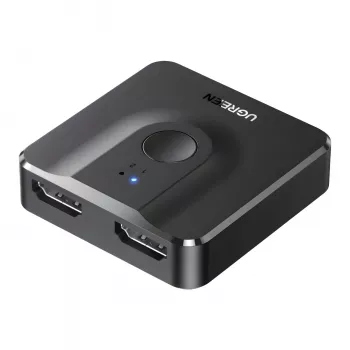 UGREEN CM217-50966 2-in-1 divvirzienu 4K HDMI pārslēdzējs - Melns