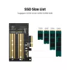 UGREEN CM302 M.2 NVMe uz PCIe 3.0 x4 adaptera karte