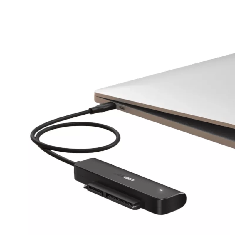 UGREEN CM321 USB-C uz 2,5 inch SATA HDD/SSD pārveidotāja kabelis 5Gbps melns
