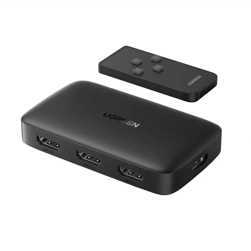 UGREEN CM332 3-in-1 HDMI 1.4 pārslēdzējs 4K