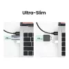 UGREEN CM383-80864 USB-A uz 3,5 mm audio ligzdu ārējais skaņas adapteris - Sudraba