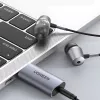 UGREEN CM383-80864 USB-A uz 3,5 mm audio ligzdu ārējais skaņas adapteris - Sudraba