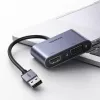 UGREEN CM449 USB-A uz HDMI + VGA 1080P displeja adapteris
