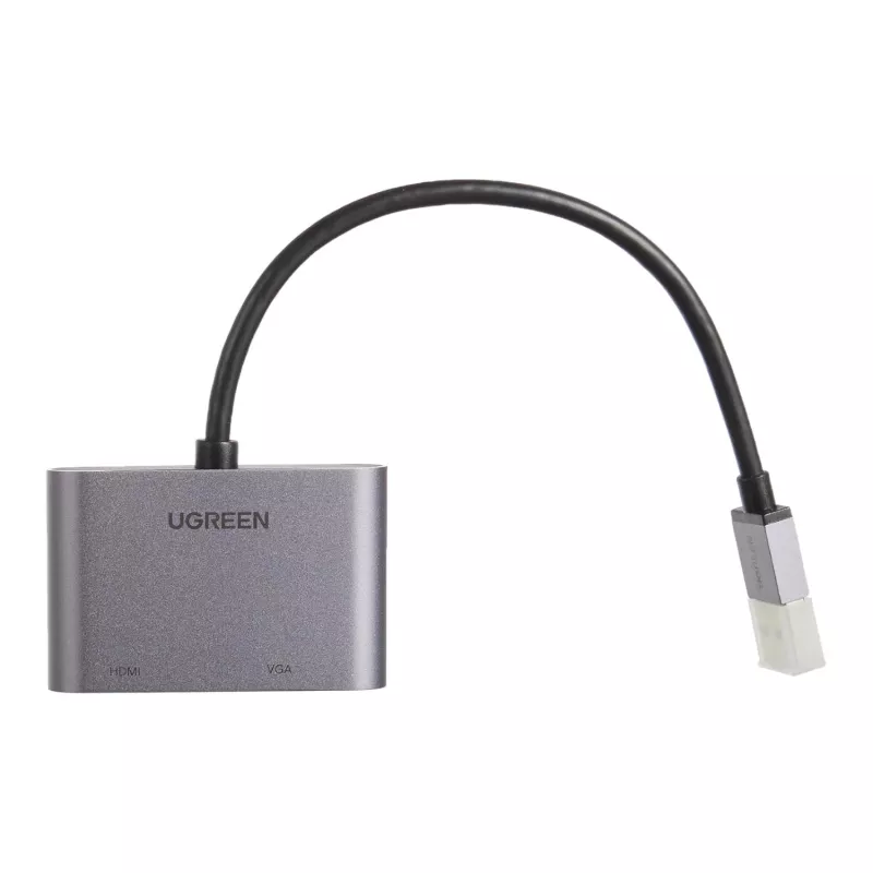 UGREEN CM449 USB-A uz HDMI + VGA 1080P displeja adapteris