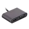 UGREEN CM449 USB-A uz HDMI + VGA 1080P displeja adapteris