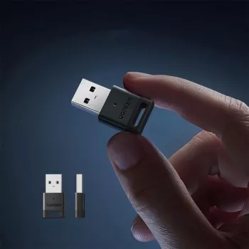 UGREEN CM591 USB-A Bluetooth 5.3 Adapter - Melns