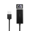 UGREEN CR110 USB 2.0 uz RJ45 Ethernet adapteris - Melns