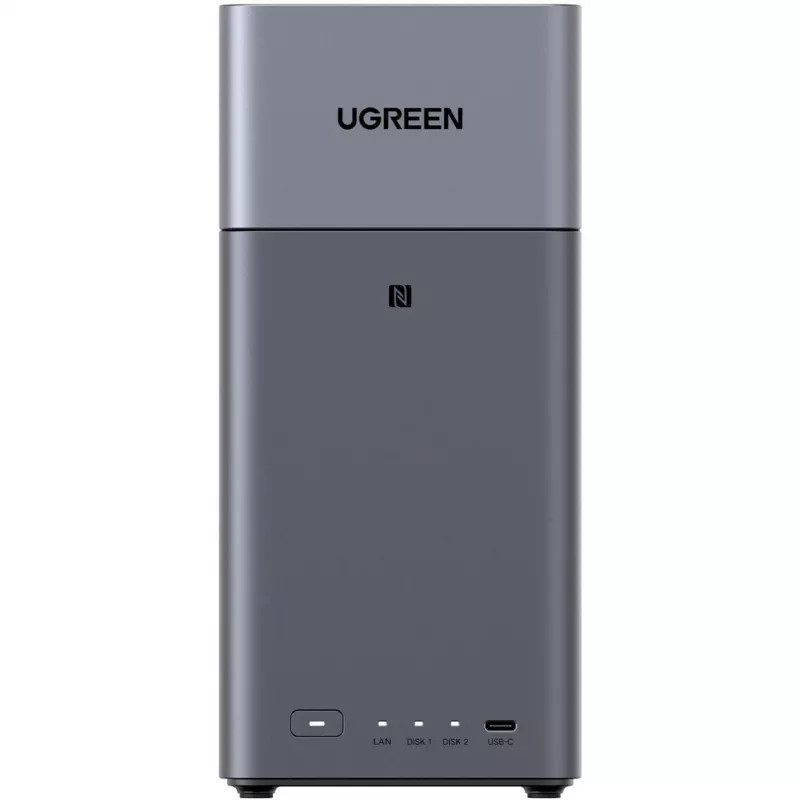 UGREEN DH2300 + 2x 6 TB Seagate IronWolf HDD komplekts (Melns)