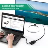 UGREEN DisplayPort vīriešu uz VGA sieviešu pārveidotājs, aktīvs adapteris, Full HD 1080p, zeltīts, melns