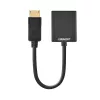 UGREEN DisplayPort vīriešu uz VGA sieviešu pārveidotājs, aktīvs adapteris, Full HD 1080p, zeltīts, melns