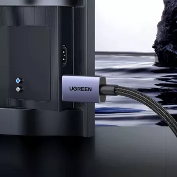 UGREEN DP118 DisplayPort 2.1 kabelis 2m - Pelēks