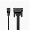 UGREEN DVI-D 24+1 uz VGA aktīvs video adapteris (vīrietis uz sievieti) – melns