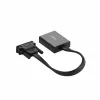 UGREEN DVI-D 24+1 uz VGA aktīvs video adapteris (vīrietis uz sievieti) – melns
