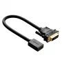 UGREEN DVI-HDMI kabeļa adapteris 15cm vīrietis-sieviete 1080p Full HD melns
