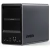 UGREEN DXP2800+ 2x Seagate IronWolf HDD komplekts - 2 vietu NAS ar Intel Celeron N5105, 8 GB DDR4, 2x 2.5GbE, 2x 4TB HDD iekļauti