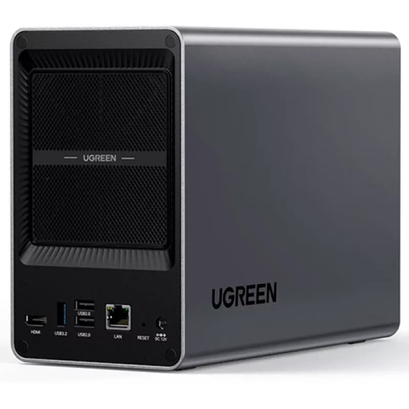 UGREEN DXP2800+ 2x Seagate IronWolf HDD komplekts - 2 vietu NAS ar Intel Celeron N5105, 8 GB DDR4, 2x 2.5GbE, 2x 4TB HDD iekļauti