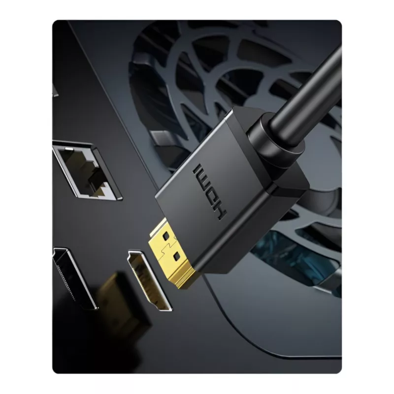 UGREEN HD104-10107 HDMI 2.0 kabelis 4K@60Hz vīrietis-vīrietis 2m melns