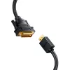 UGREEN HD106 HDMI-DVI kabelis, 2m, melns, 1080p, zeltīti kontakti, trīskāršs ekranējums