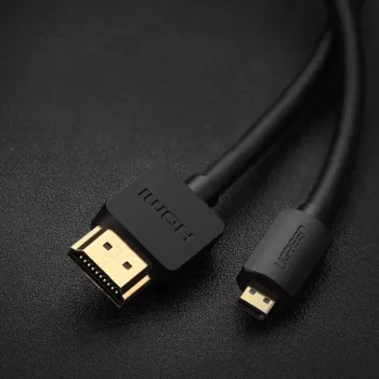UGREEN HD127 Micro HDMI uz HDMI kabelis 4K 3D 1,5 m melns