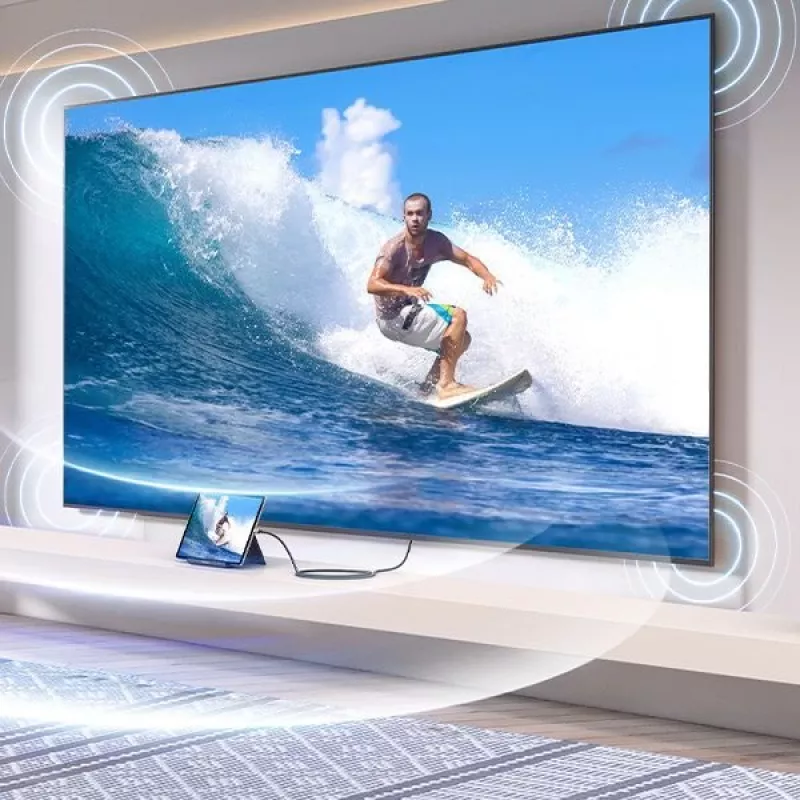 UGREEN HD164 Micro HDMI uz HDMI 2.1 kabelis 8K 2m Pelēks