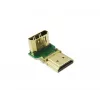 UGREEN HDMI leņķa adapteris 90 grādi apakšā 4K 60Hz HD112 Melns