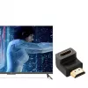 UGREEN HDMI leņķa adapteris 90 grādi apakšā 4K 60Hz HD112 Melns