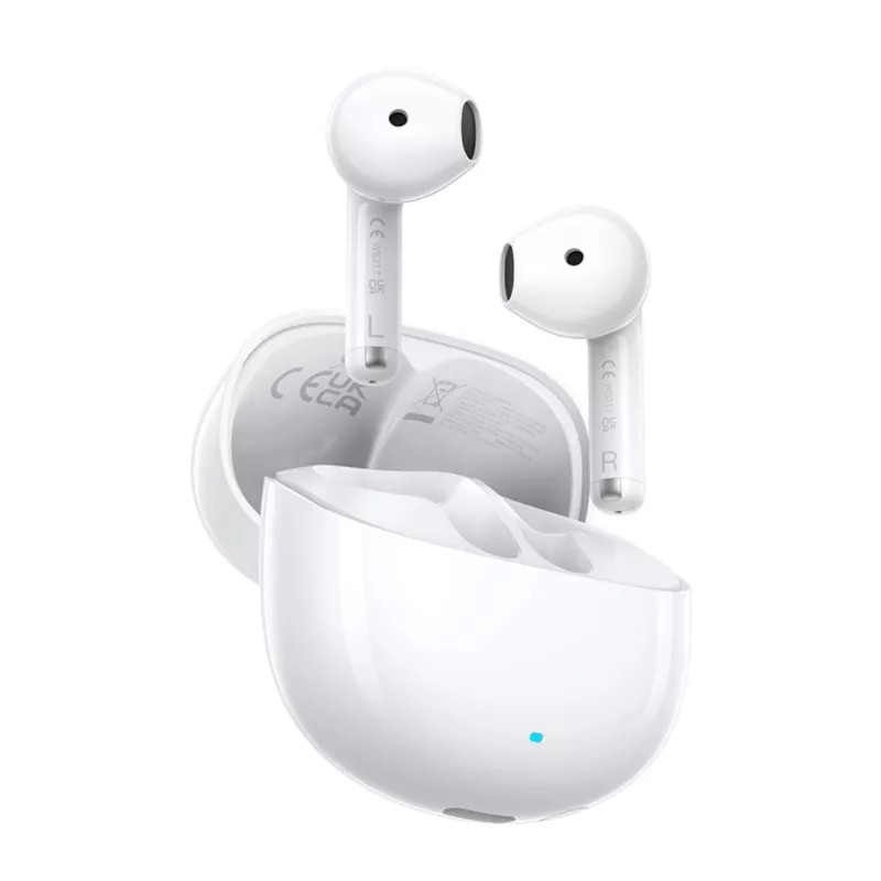 UGREEN Lightbuds Basic daļēji iekšējie īstie bezvadu austiņas, Bluetooth 5.3, 30h akumulators, IPX5, balta