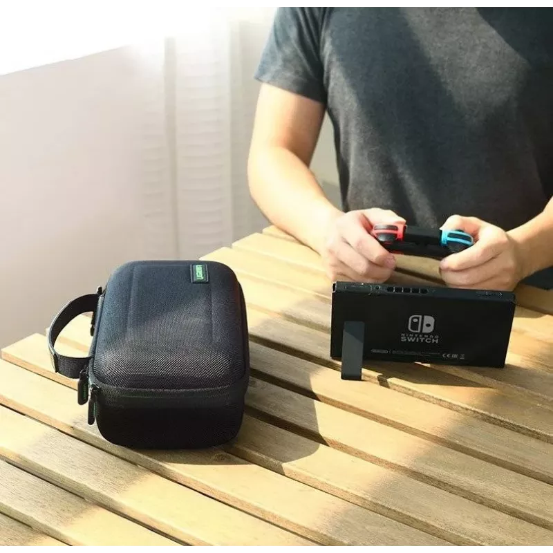 UGREEN LP145 Aizsargājošs maciņš Nintendo Switch, EVA cietais apvalks, Oxford melns