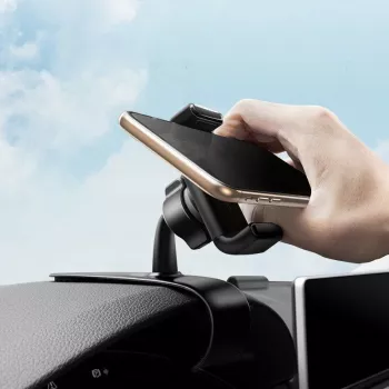 UGREEN LP189 60796 Auto Telefona Turētājs ar Paneļa Sprādzi - Melns