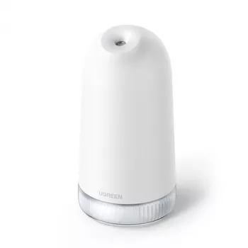 UGREEN LP225 Ultraskaņas gaisa mitrinātājs ar 300ml tvertni, USB-C, 7 krāsu nakts gaisma, čukstoši kluss