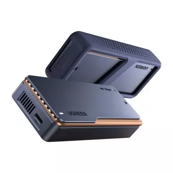 UGREEN M.2 NVMe SSD korpuss D703 USB4 40Gbps bez instrumentiem, alumīnija, kosmosa pelēks