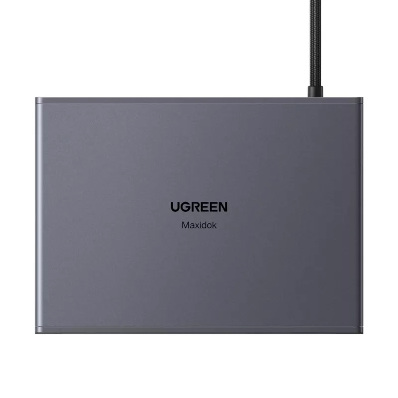 UGREEN Maxidok 10-in-1 Thunderbolt 5 dokstacija ar 8K trīskāršu displeju un 140W jaudas piegādi
