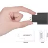 UGREEN Micro HDMI vīriešu uz HDMI sieviešu adapteris – 4K@60Hz, zeltīts, melns