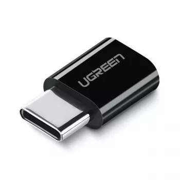 UGREEN Micro USB uz USB-C Adapter Melns (30391)