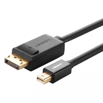UGREEN Mini DisplayPort uz DisplayPort kabelis 1,5 m melns