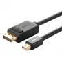 UGREEN Mini DisplayPort uz DisplayPort kabelis 1,5 m melns