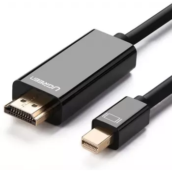 UGREEN Mini DisplayPort to HDMI kabelis 4K 1,5m Melns