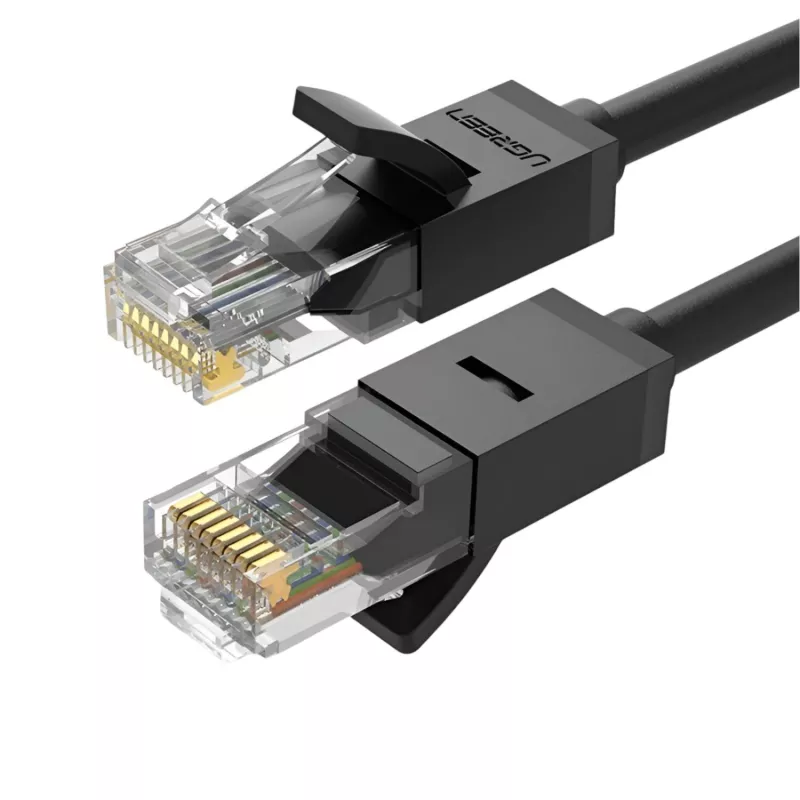 UGREEN NW102-20170 Cat6 UTP Ethernet kabelis 50m - Melns